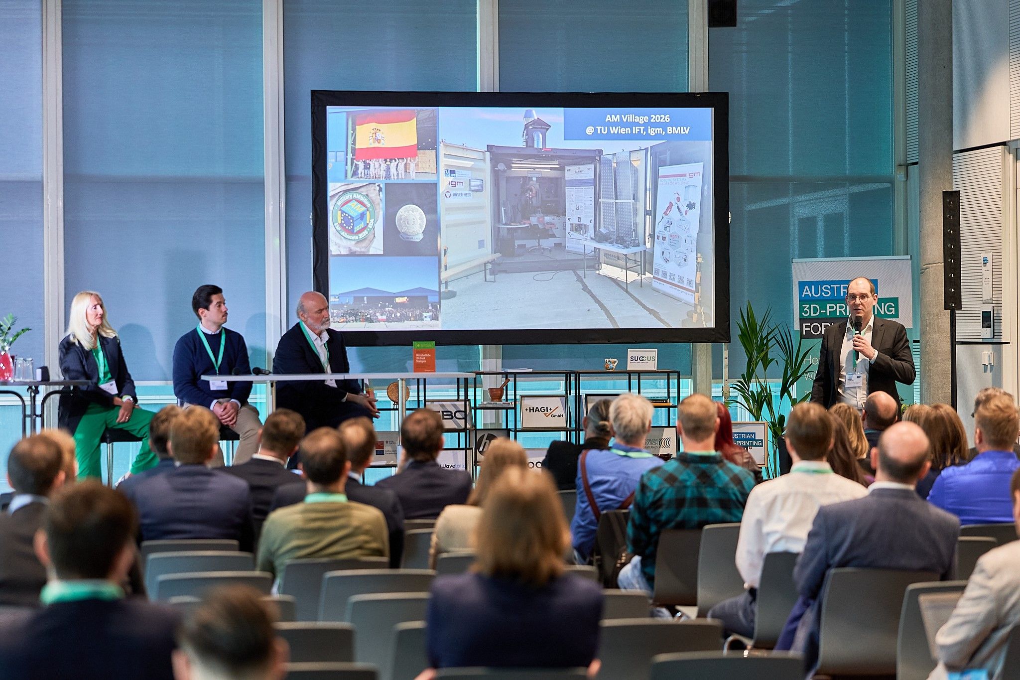 Vortrag und Paneldiskussion beim Austrian 3D Printing Forum 2026.