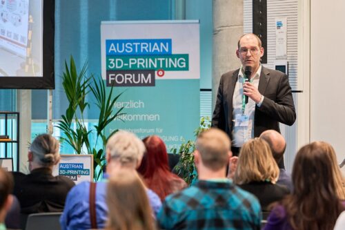 Vortrag und Paneldiskussion beim Austrian 3D Printing Forum 2026.
